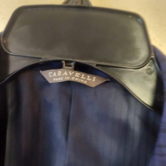Caravelli Navy Blue Slim Blazer 38R - Picture 2 of 7